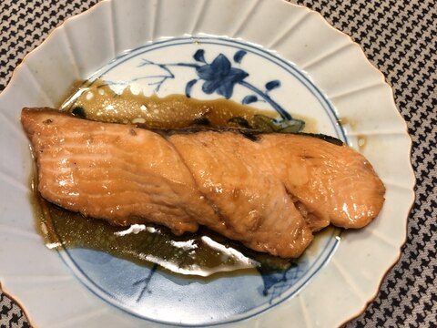 鮭の時短照り焼き